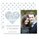 Grey Watercolor Heart Photo Save The Date Announcements Image 3 of 3